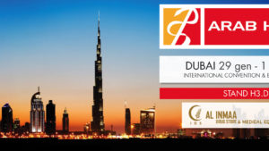 NOVAESTETYC al congresso ARAB HEALTH a DUBAI dal 29 gennaio al 1° febbraio 2018