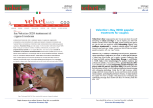 Valentine’s Day 2020: popular treatments for couples